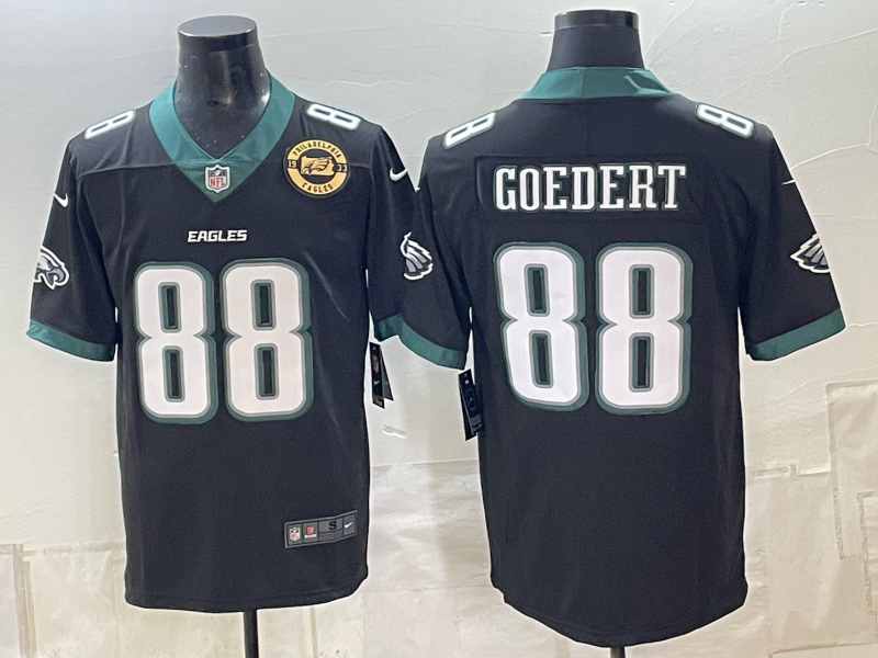 Men 2026 Philadelphia Eagles #88 Goedert black Nike Limited NFL Jersey 1005005